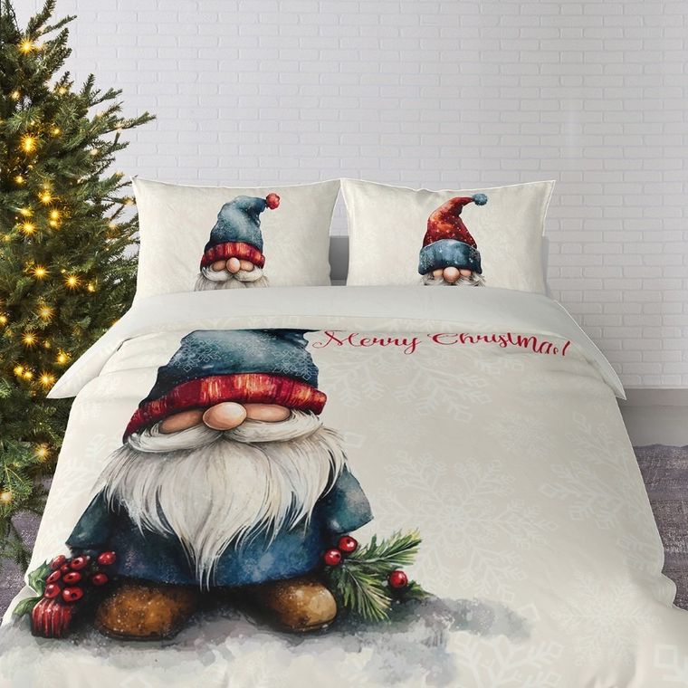 Detexpol, Święta, 2-częściowy komplet pościeli, bawełna, 160-200 cm