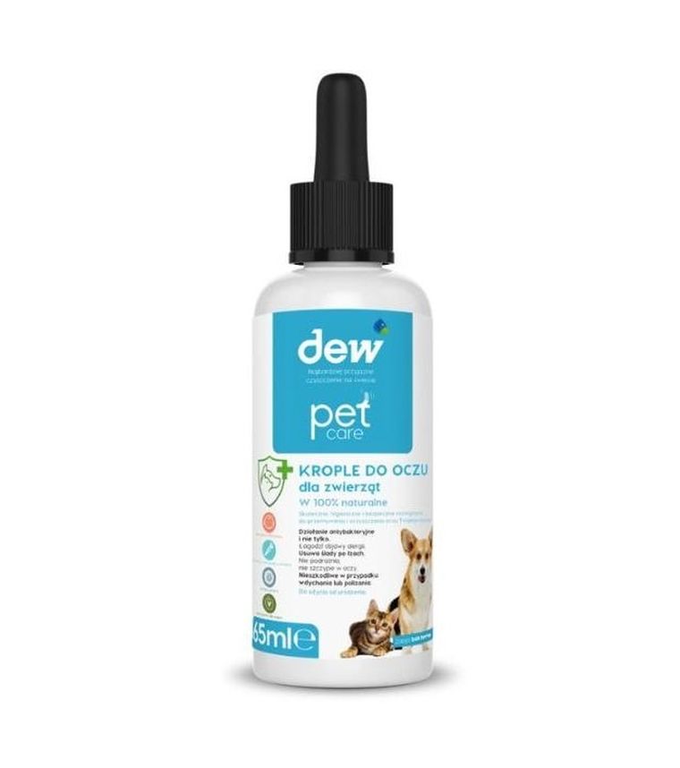 Dew, Krople do oczu dla zwierząt, 65 ml