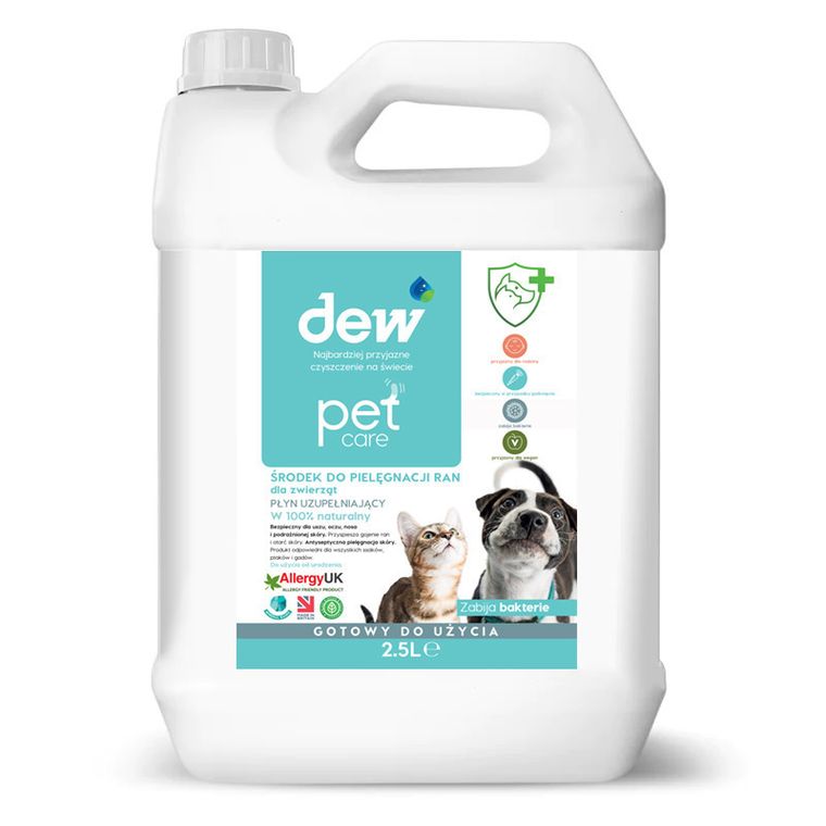 Dew Pet Care, środek do pielęgnacji ran dla zwierząt, 2,5l