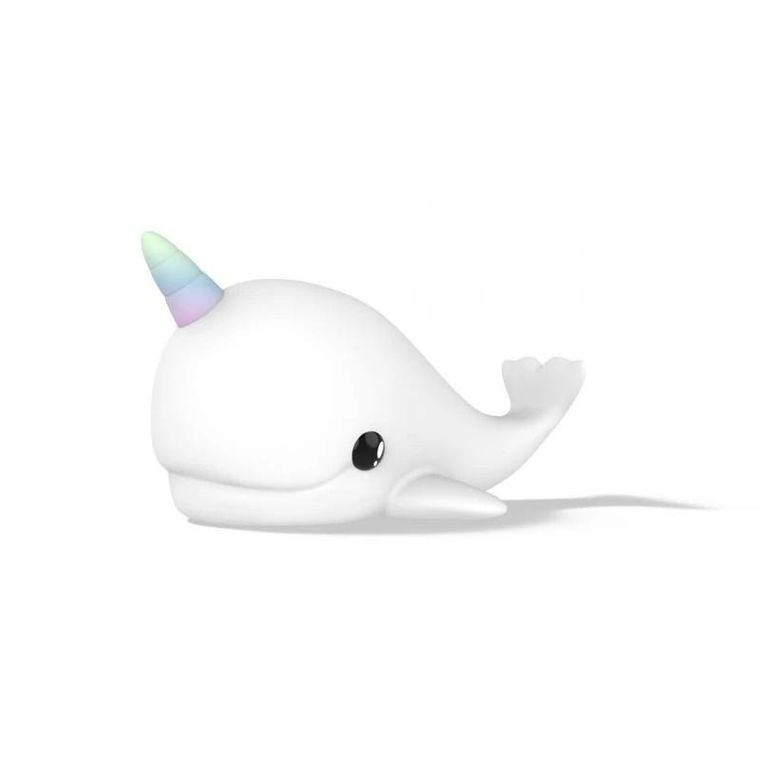 Dhink, Narwal Splash, lampka nocna, silikonowa