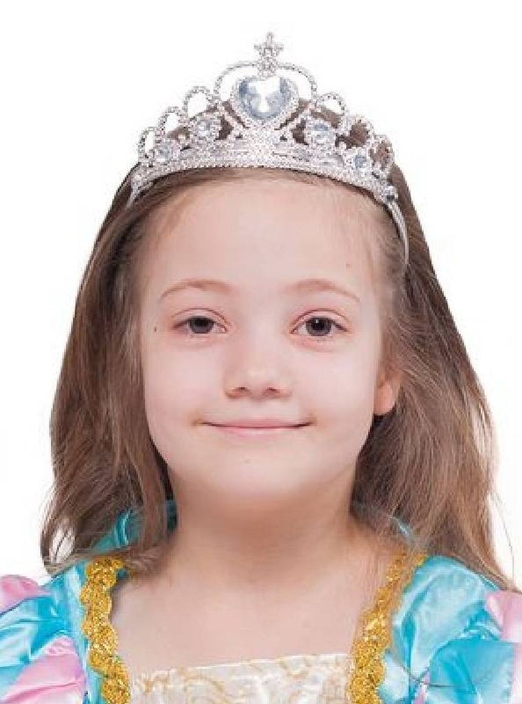 Diadem z kamieniami, srebrny