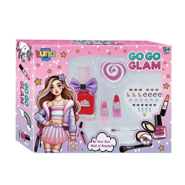 Diakakis, Go Go Glam, zestaw kosmetyków, 6 elementów