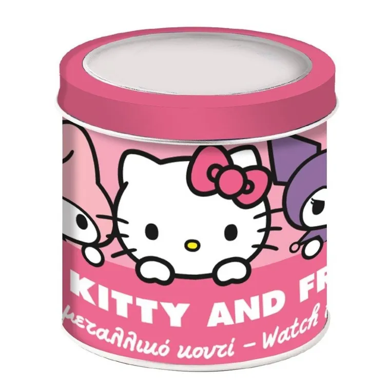 Diakakis, Hello Kitty, zegarek analogowy w puszce