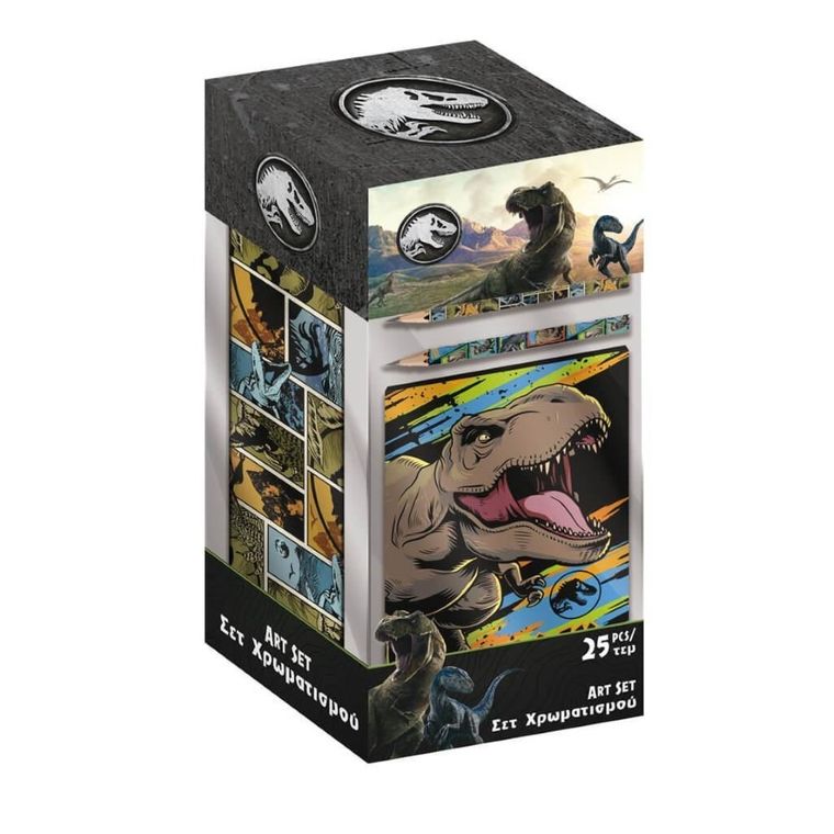 Diakakis, Jurassic Word, kolorowanka z piórnikiem