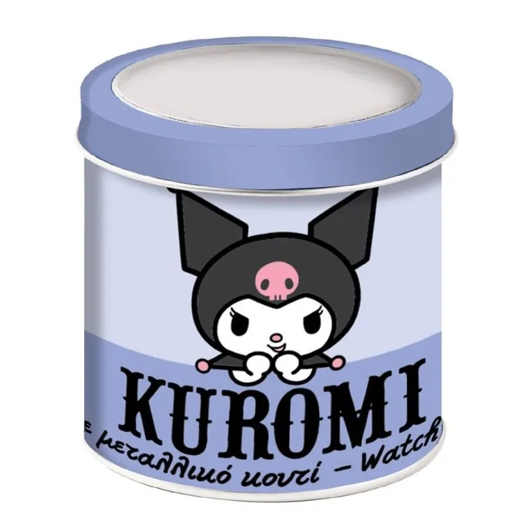 Diakakis, Kuromi, zegarek analogowy w puszce