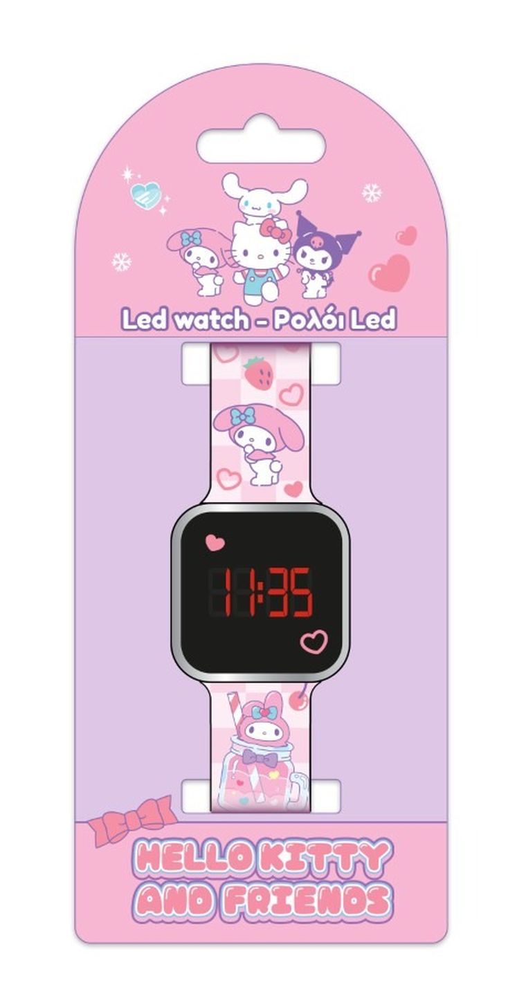 Diakakis, My Melody, zegarek cyfrowy, LED