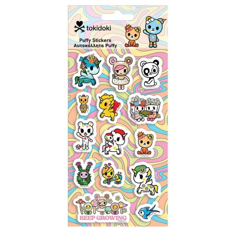 Diakakis, Tokidoki, naklejki wypukłe