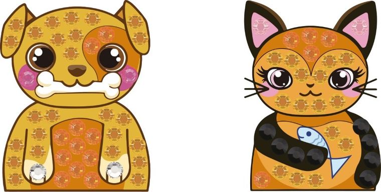 Diamond Dotz, Big Dotz, diamentowa mozaika z naklejkami