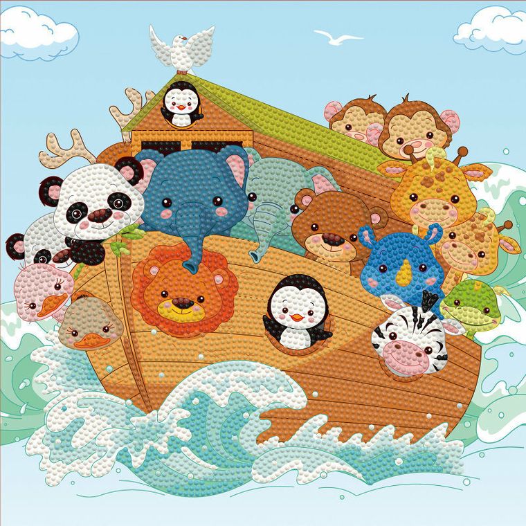 Diamond Dotz, diamentowa mozaika, Animals