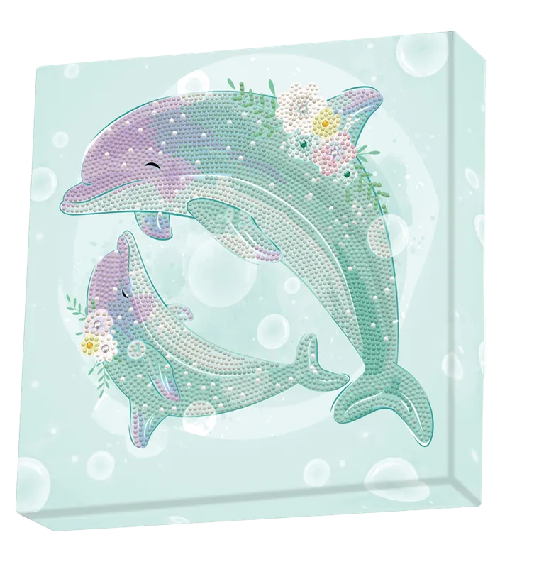 Diamond Dotz, diamentowa mozaika, Dolphin dance