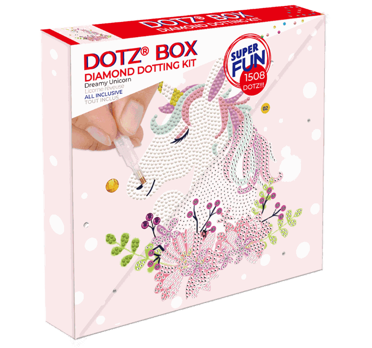 Diamond Dotz, diamentowa mozaika, Dreamy unicorn