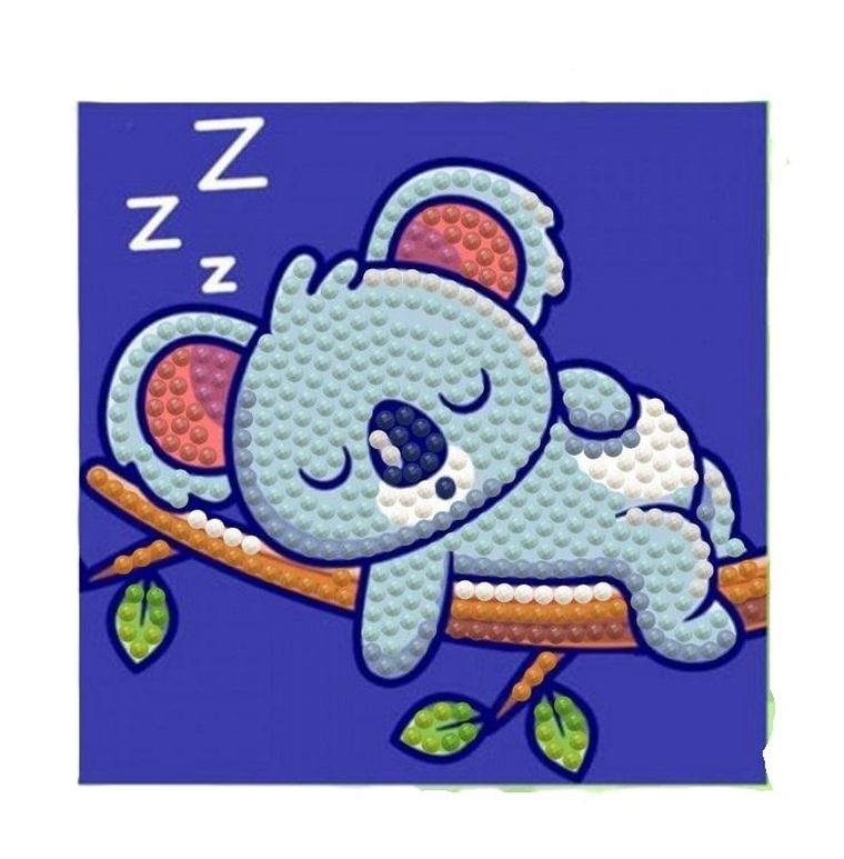 Diamond Dotz, diamentowa mozaika, Koala, Quick Dotz