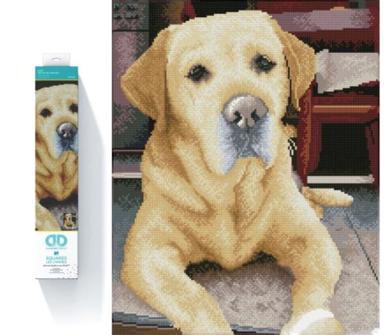 Diamond Dotz, diamentowa mozaika, Labrador King, 48-58 cm