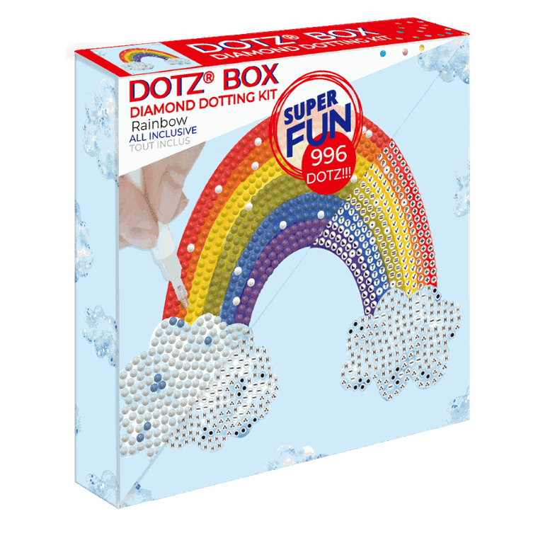 Diamond Dotz, diamentowa mozaika, Rainbow smile