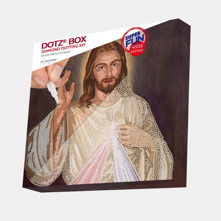 Diamond Dotz, diamentowa mozaika, religijna, Jezu Ufam Tobie