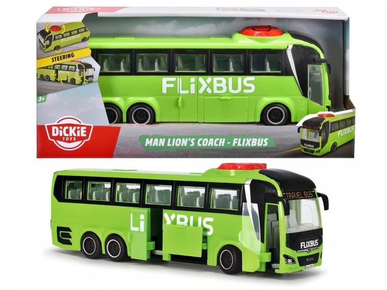 Dickie, Autokar City Man Flixbus, model pojazdu, 26,5 cm