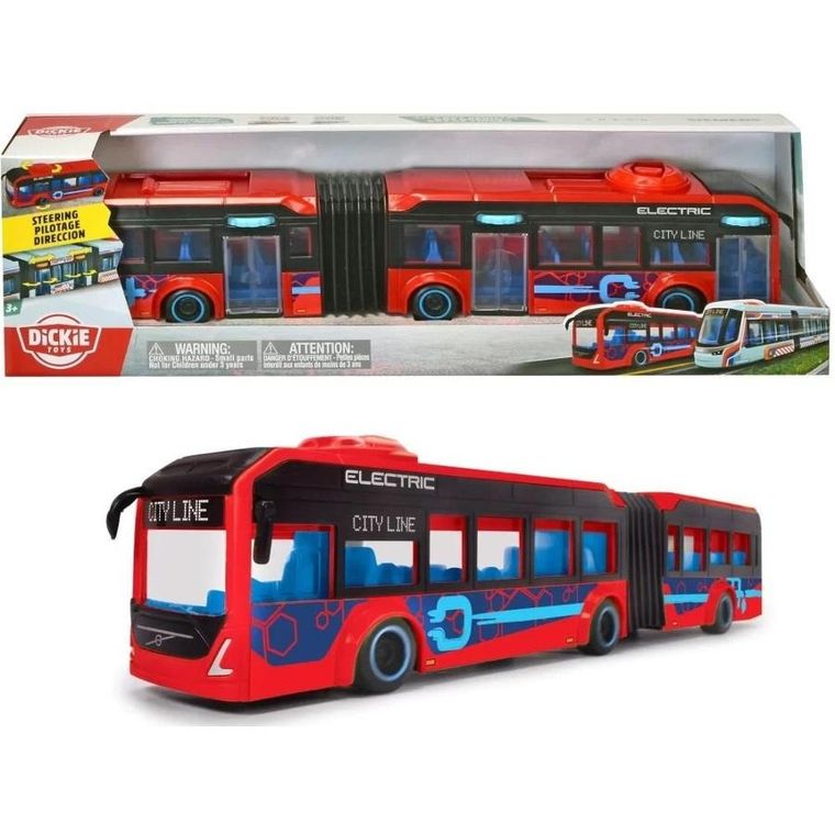 Dickie, City, Autobus Volvo, model pojazdu, 40 cm