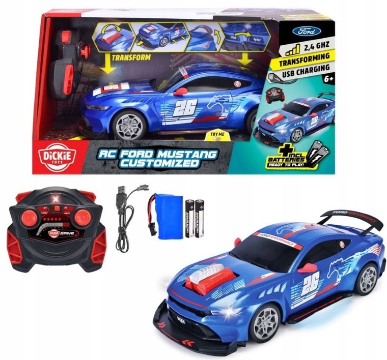 Dickie, Ford Mustang, pojazd zdalnie sterowany