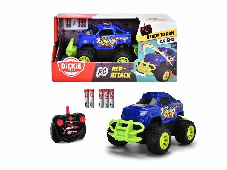 Dickie, pojazd terenowy zdalnie sterowany, granatowy, 15,5 cm