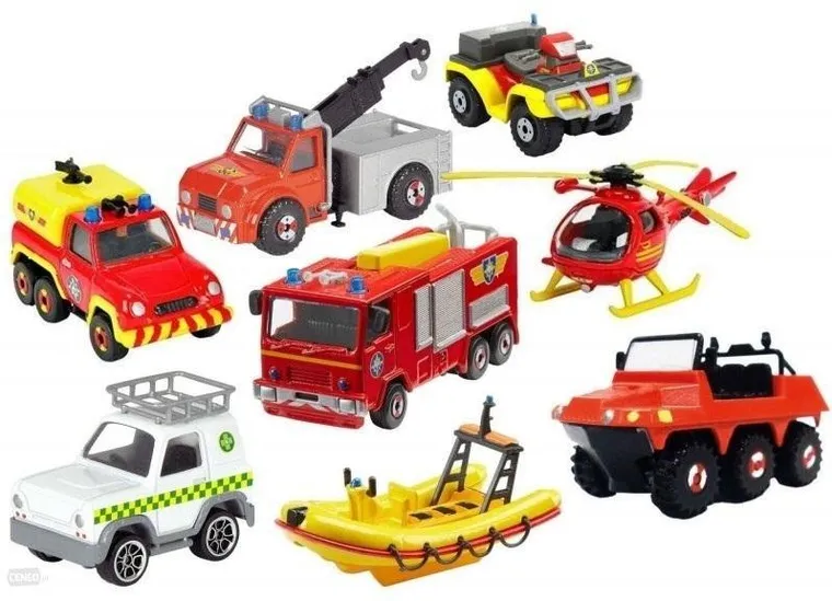 Dickie, Strażak Sam, pojazd, 1:64