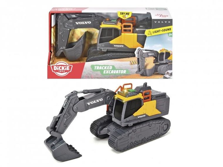 Dickie, Volvo, Koparka, interaktywny pojazd budowlany