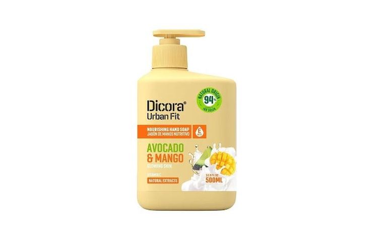 Dicora, Urban Fit, mydło do mycia rąk, awokado i mango, 500 ml