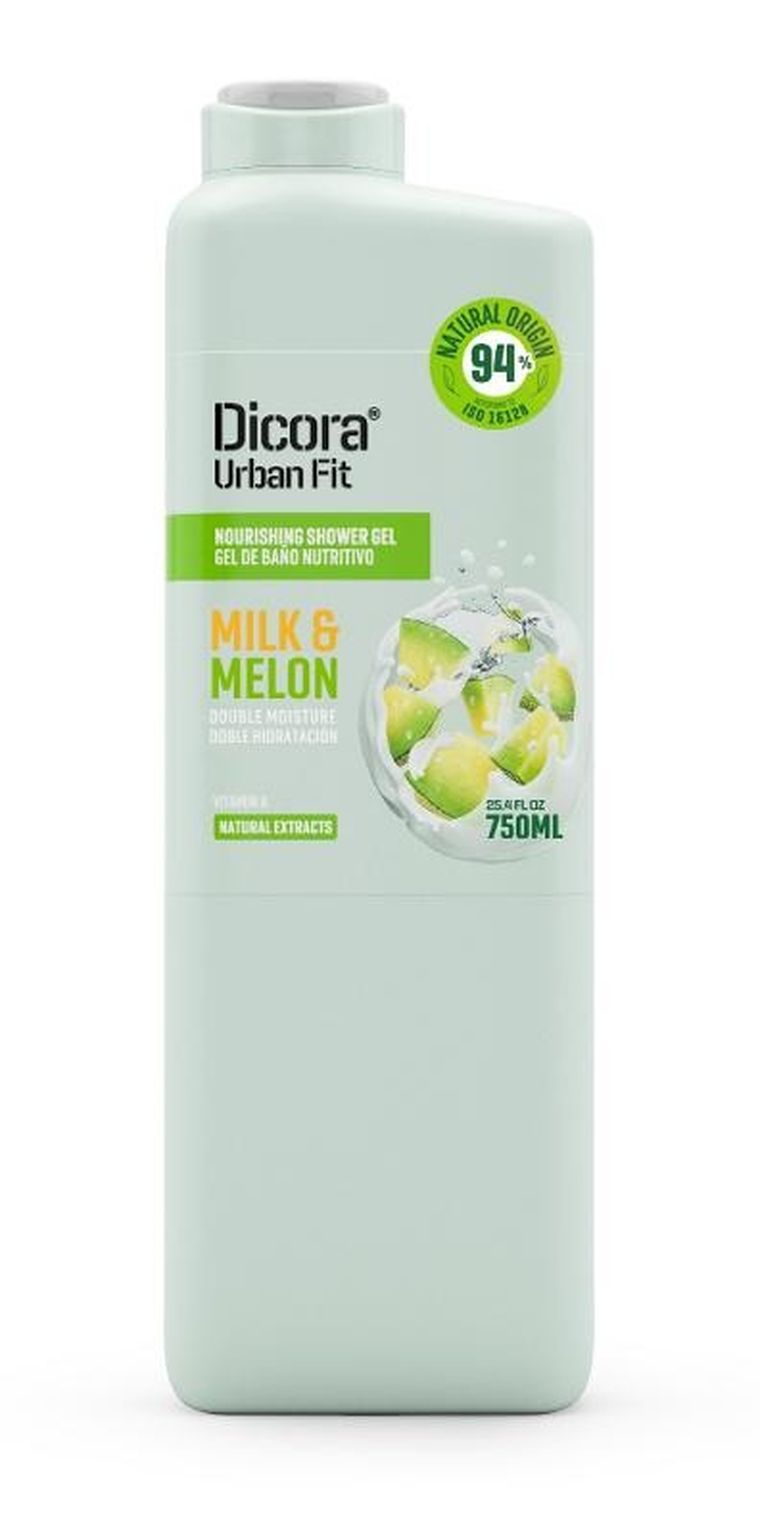 Dicora, żel pod prysznic, mleko i melon, 750 ml