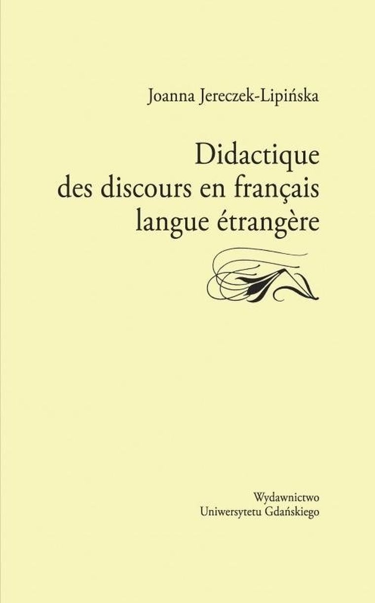 Didactique des discours en francais langue etrangere