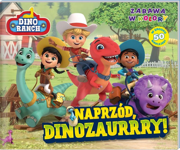 Dino Ranch. Zabawa w kolory. Naprzód, dinozaurrry!