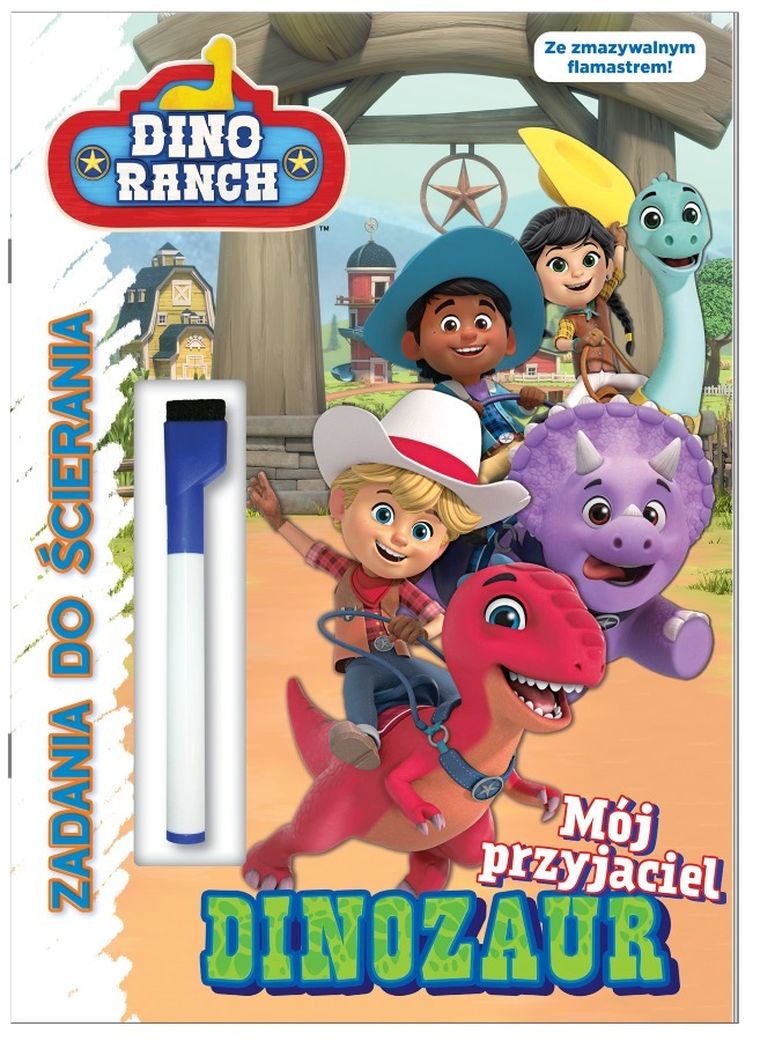 Dino ranch. Zadania do ścierania