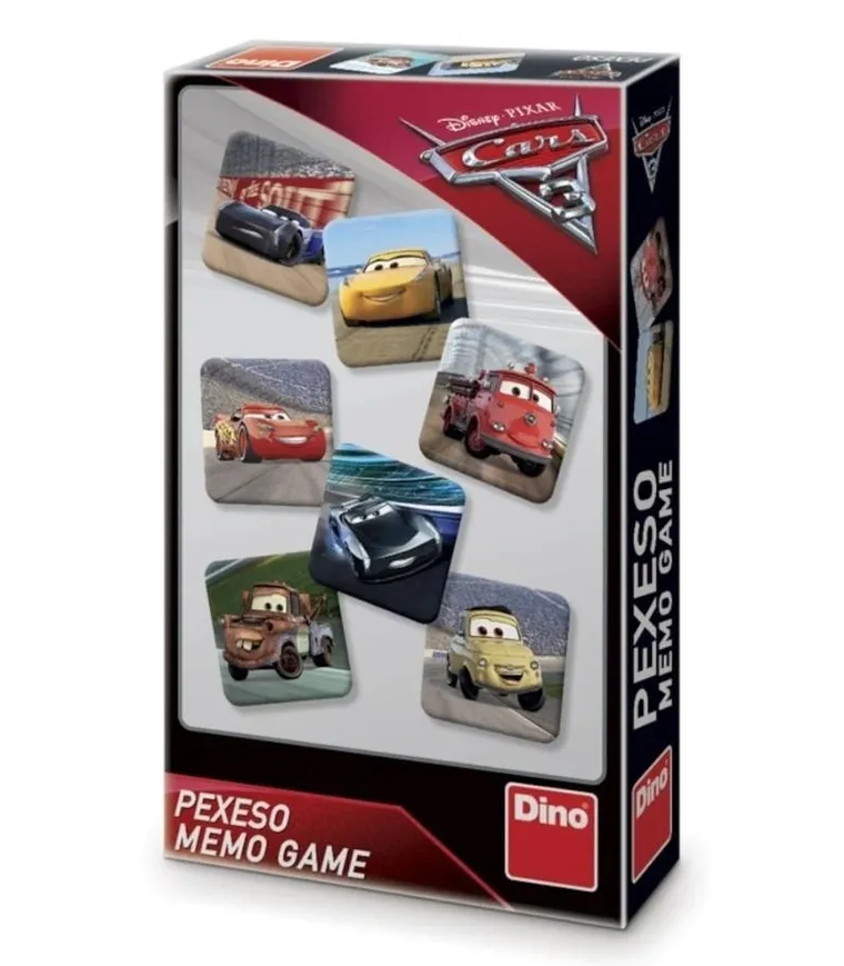 Dino Toys, Auta, memory, gra pamięciowa, 48 elementów