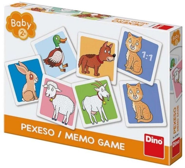 Dino Toys, Baby, memory, gra pamięciowa, zwierzątka