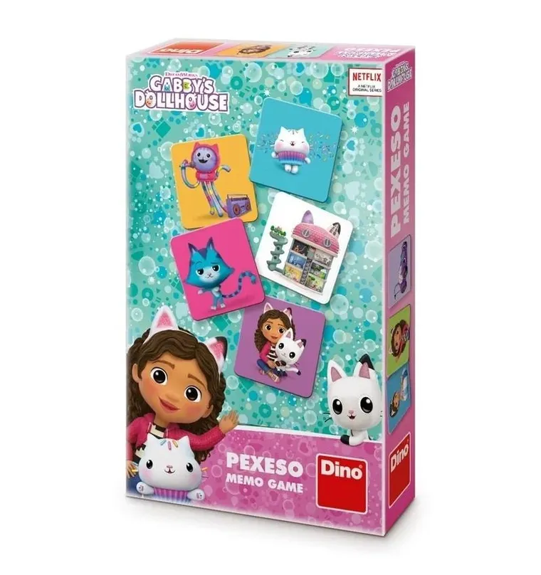 Dino Toys, Koci Domek Gabi, memory, gra pamięciowa, 48 elementów
