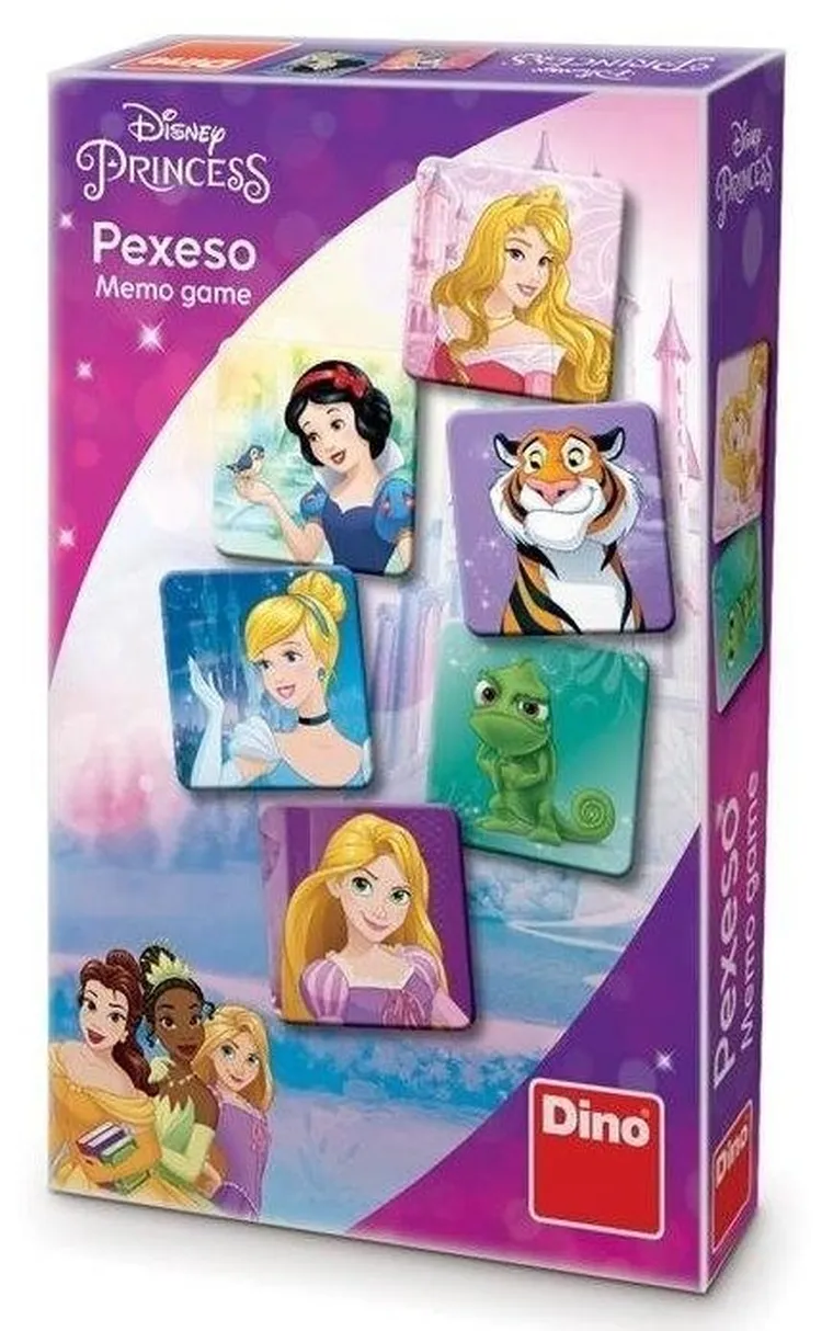 Dino Toys, Księżniczki Disneya, memory, gra pamięciowa, 48 elementów
