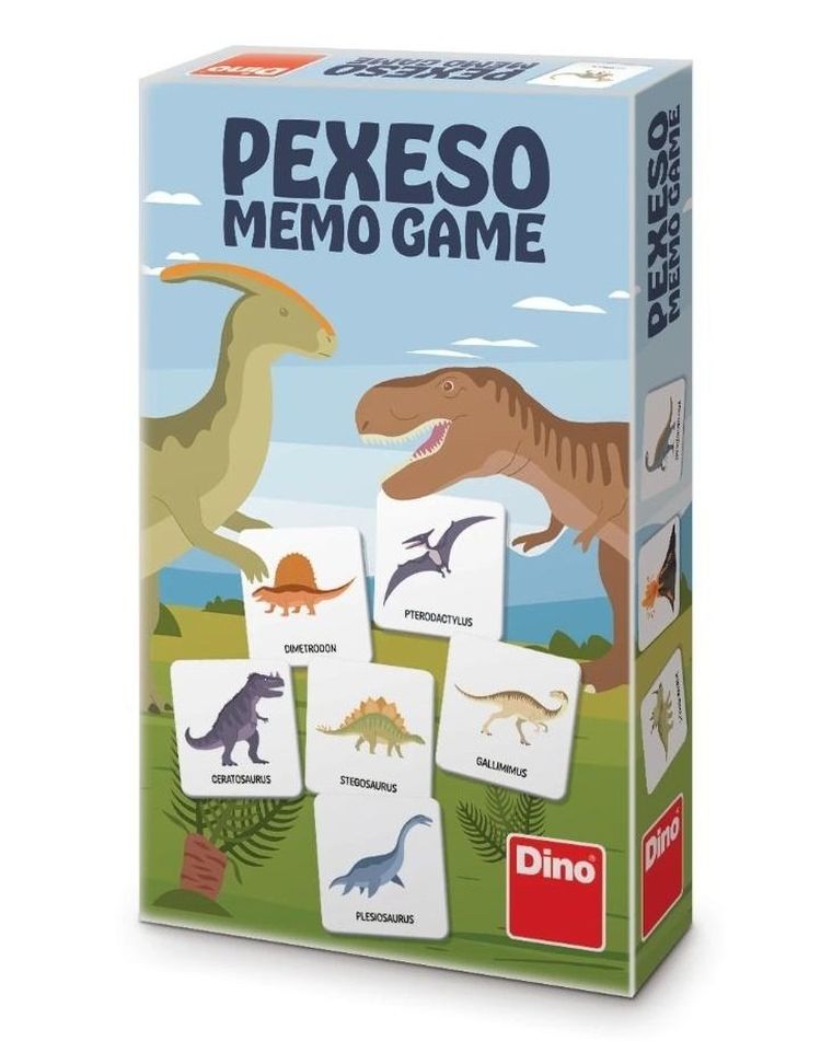 Dino Toys, memory, gra pamięciowa, dinozaury