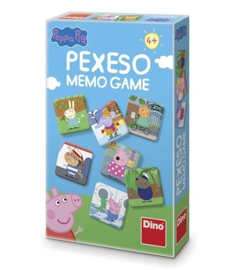 Dino Toys, Świnka Peppa, memory, gra pamięciowa, 48 elementów
