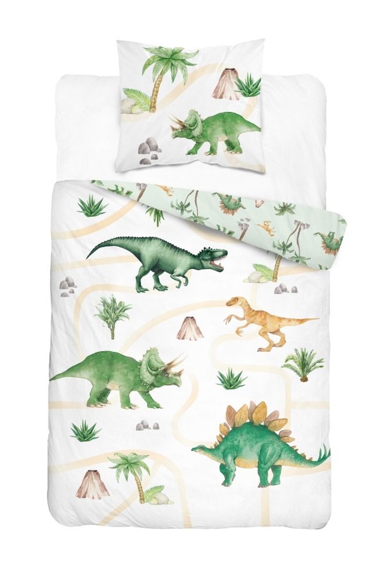 Dinozaury, 2-częściowy komplet pościeli, 160-200 cm