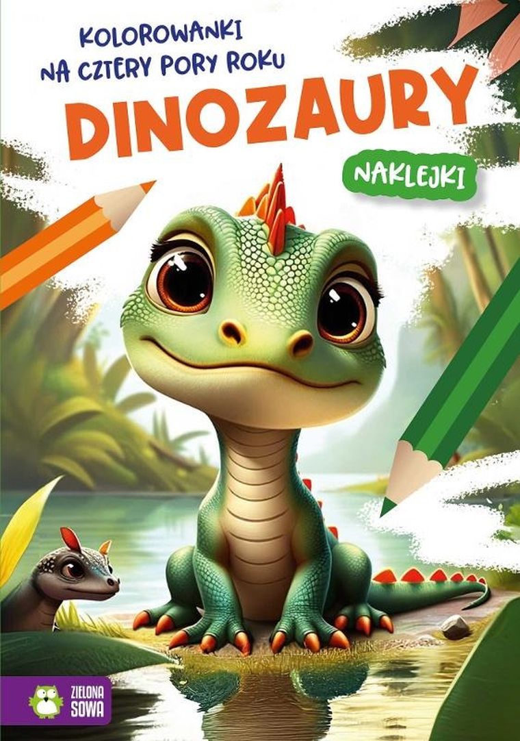 Dinozaury. Kolorowanki na cztery pory roku