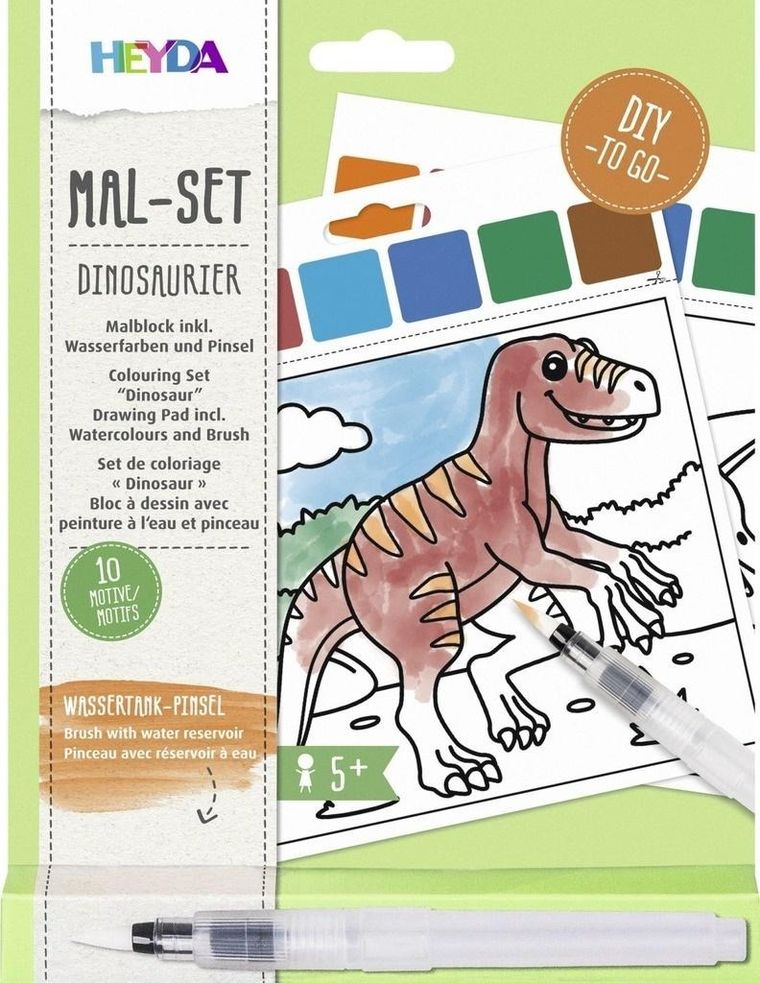 Dinozaury. Malowanka wodna