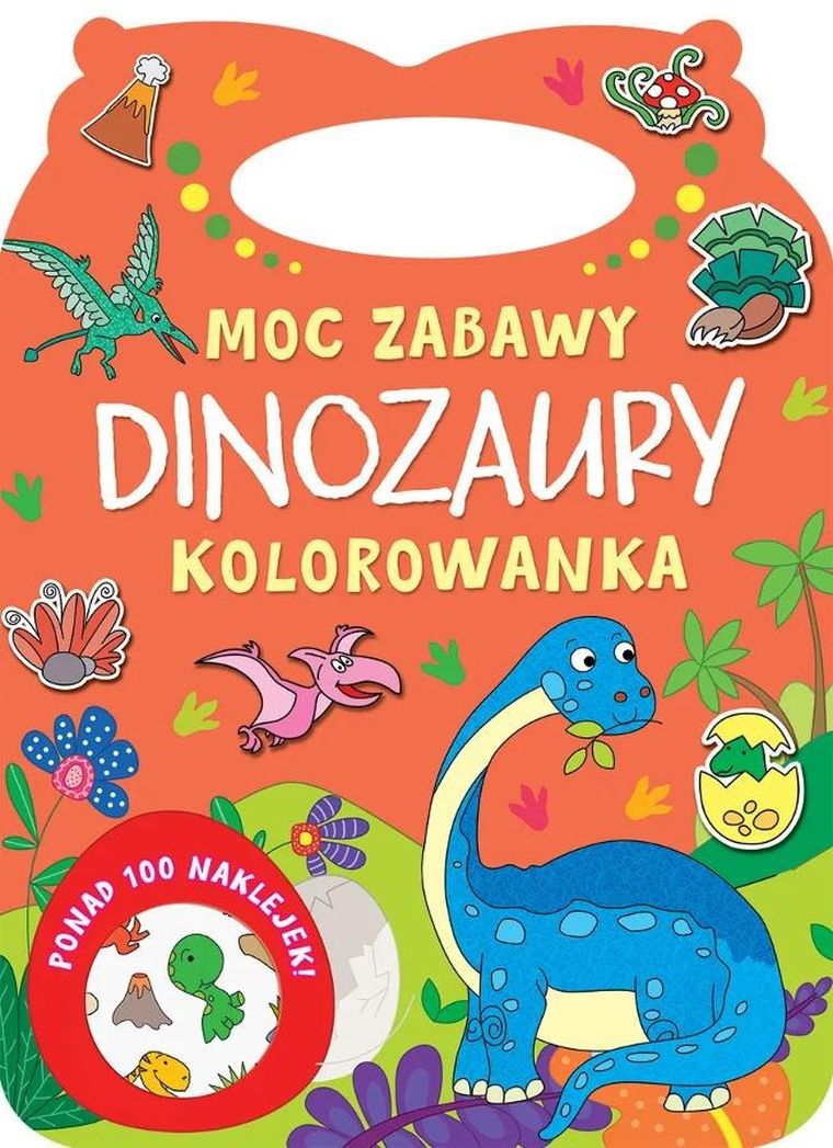 Dinozaury. Moc zabawy. Kolorowanka
