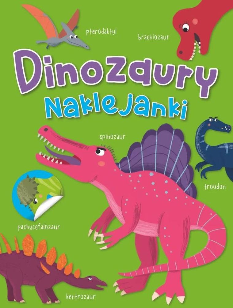 Dinozaury. Naklejanki