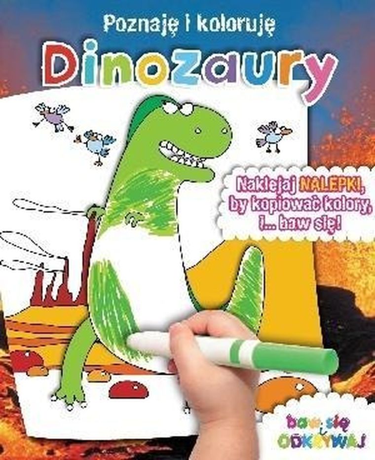 Dinozaury. Poznaję i koloruję