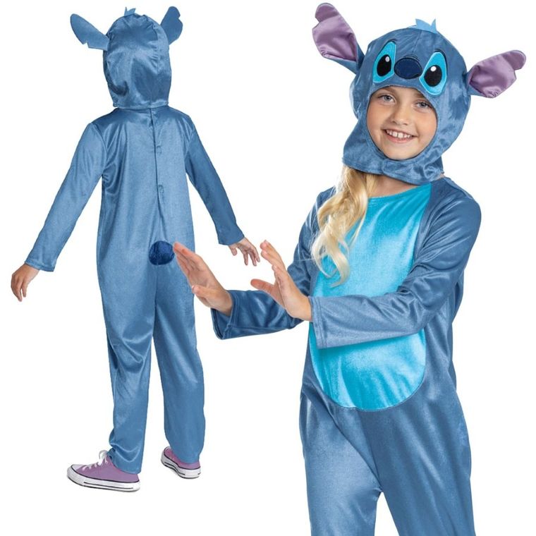 Disguise, Lilo i Stitch, Stitch, strój karnawałowy, kigurumi, 94-109 cm, 3-4 lat