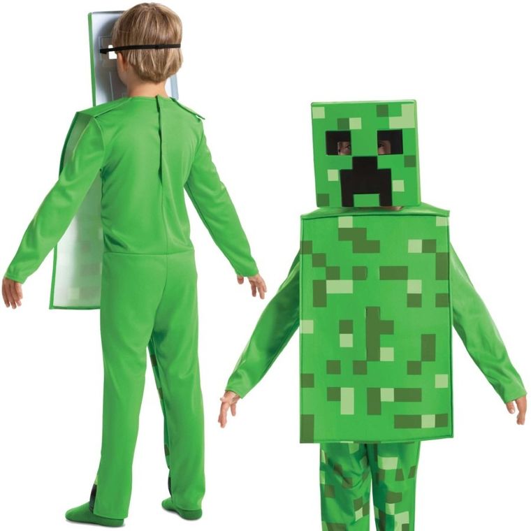 Disguise, Minecraft, Creeper, strój karnawałowy, 137-149 cm, 10-12 lat