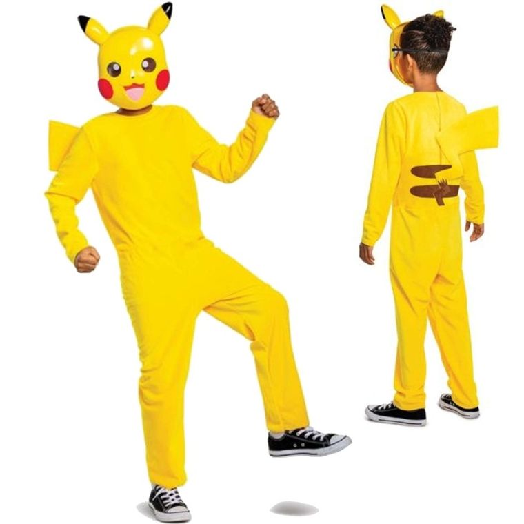 Disguise, Pokemon, Pikachu, strój karnawałowy, kigurumi, żółte, 109-126 cm, 4-6 lat