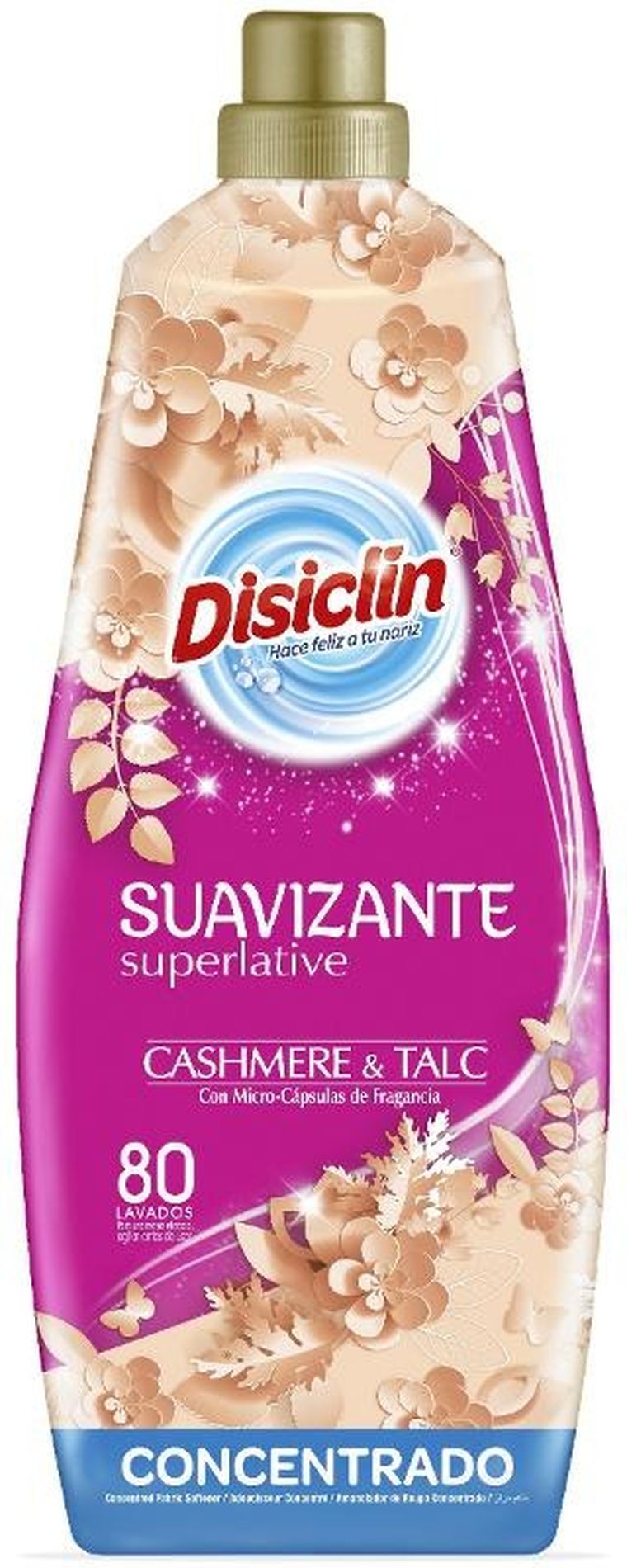 Disiclin, płyn do płukania tkanin, 80 płukań, cashmere & talc, 1440 ml