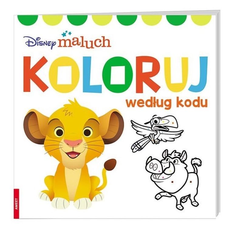 Disney Maluch. Koloruj według kodu