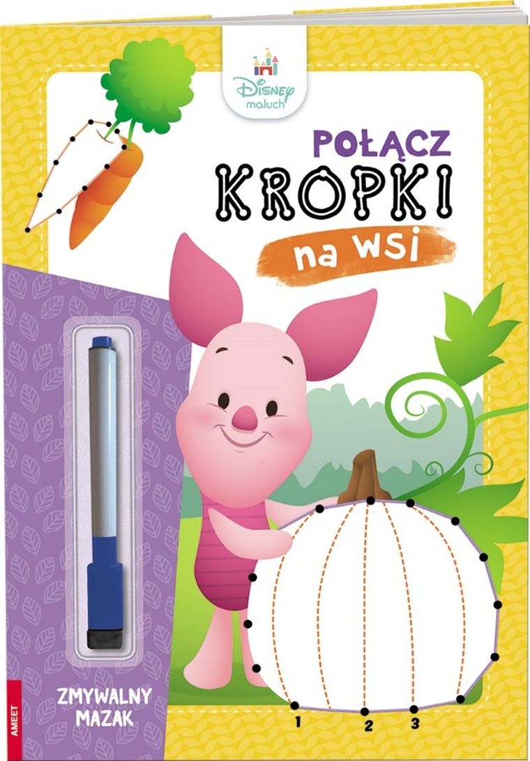 Disney maluch. Połącz kropki. Na wsi