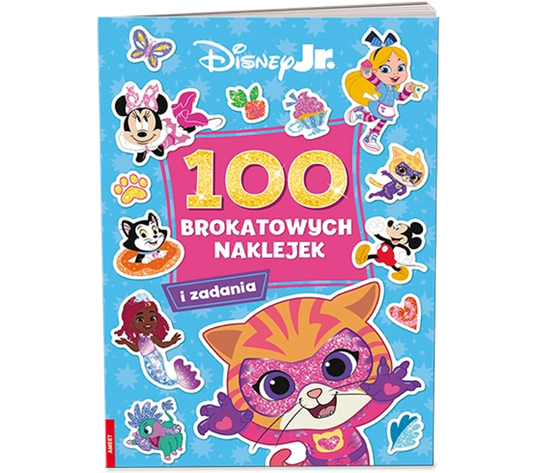 Disney. Mix 100 brokatowych naklejek