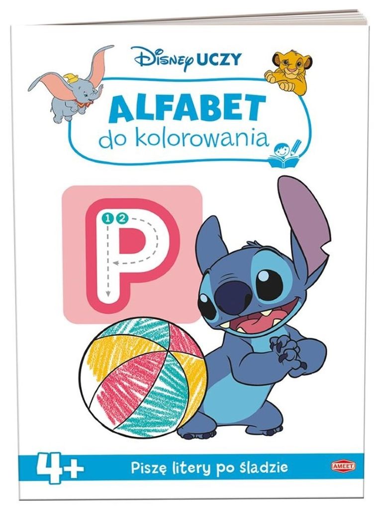 Disney uczy. Alfabet do kolorowania